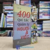 400 Qui Tắc Quản Lý Người Và Việc (Sách cũ)