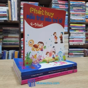 Combo 4 cuốn - Phát Huy Não Phải/Trái Của Trẻ 2-5 Tuổi (Sách cũ)