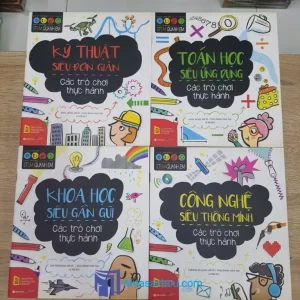 Combo 4 cuốn - Stem Quanh Em - Các Trò Chơi Thực Hành (Sách cũ)